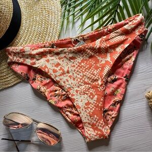Maaji • Sublime Reversible Spirit Animal Snake Floral Cheeky Bikini Bottom
